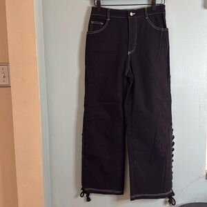 Honey Punch Black Denim Pants - Size S